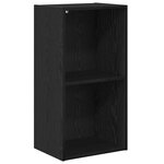 vidaXL Étagère Chêne noir 40 x 30 x 77 cm Bois d'ingénierie