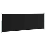 vidaXL Auvent latéral rétractable 160 x 500 cm Noir