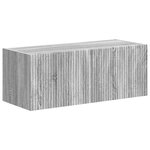 vidaXL Ensemble meuble TV 4 Pièces Gris Sonoma Bois d'ingénierie
