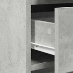 vidaXL Buffet avec tiroir Gris béton 40 x 41 x 75 cm Bois d'ingénierie