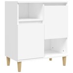 vidaXL Buffets 3 Pièces blanc 60x35x70 cm bois d'ingénierie