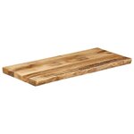 vidaXL Dessus de table bord vivant 100x40x2 5 cm bois de manguier brut