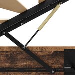 vidaXL Cadre de lit ottoman Bois ancien 193 x 120 x 25 cm