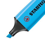 Surligneur BOSS ORIGINAL Rechargeable Pointe Biseautée 2-5 mm Bleu STABILO