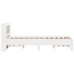 vidaXL Cadre de lit sans matelas blanc 120x200 cm bois de pin massif