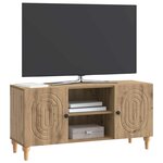 vidaXL Meuble TV Chêne artisanal 102 x 34 5 x 50 cm Bois d'ingénierie