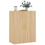 vidaXL Armoire murale chêne sonoma 69 5x34x90 cm