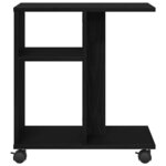 vidaXL Table d'appoint Chêne noir 50 x 30 x 55 cm Bois d'ingénierie