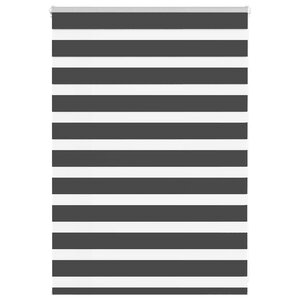 vidaXL Store zèbre noir 115x100 cm largeur du tissu 110 9 cm polyester