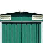 vidaXL Abri de jardin Vert 257x779x181 cm Acier galvanisé