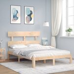 vidaXL Cadre de lit sans matelas 140x200 cm bois massif de pin