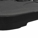 Base de parasol portable Sable/Eau 60 L