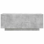 vidaXL Meuble TV Gris béton 100x35x40 cm Bois d'ingénierie