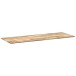 vidaXL Dessus de table rectangulaire 120x50x2 cm bois massif d'acacia