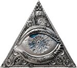 Pièce de monnaie en Argent 2000 Francs g 62.2 (2 oz) Millésime 2025 Conspiracy DIGITIZED EYE OF PROVIDENCE (PRÉCOMMANDE)
