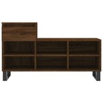 vidaXL Armoire à chaussures Chêne marron 102x36x60cm Bois d'ingénierie