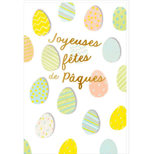 Carte De Pâques - Œufs De Pâques - Draeger paris