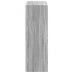 vidaXL Buffet haut sonoma gris 70x41x124 cm bois d'ingénierie