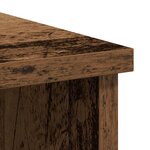 vidaXL Buffet avec tiroir vieux bois 101x35x76 cm bois d'ingénierie