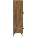 vidaXL Buffet haut Chêne fumé 70x31x115 cm Bois d'ingénierie