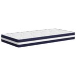 vidaXL Matelas à ressorts ensachés dureté moyenne 120x200 cm