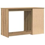 vidaXL Bureau chêne artisanal 50 x 115 x 75 cm Bois d'ingénierie