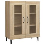 vidaXL Buffet chêne sonoma 69 5x34x90 cm bois d'ingénierie