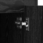 vidaXL Buffet Chêne noir 70 x 35 5 x 67 5 cm Bois d'ingénierie