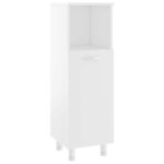 vidaXL Ensemble de meubles de bain 3 Pièces Blanc Bois d'ingénierie