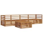 vidaXL Ensemble de canapés d'extérieur 5 pc Naturel