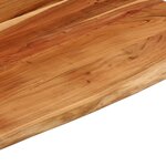 vidaXL Dessus de table 100x80x3 8 cm rectangulaire bois massif acacia