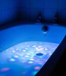 2 lampes de bain flottantes à piles - rouge bleu vert