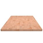 vidaXL Dessus de bureau 180x55x2 5 cm bois massif de hêtre