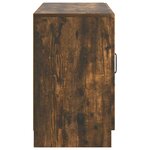 vidaXL Buffet Chêne fumé 89 x 34 5 x 57 cm Bois d'ingénierie