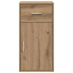vidaXL Buffet chêne artisanal 38 x 34 5 x 75 cm Bois d'ingénierie