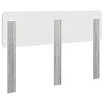 vidaXL Tête de lit Gris Sonoma 150 cm Bois d'ingénierie