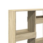 vidaXL Cloison de séparation chêne sonoma 100x33x135cm bois ingénierie