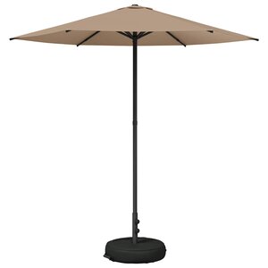 vidaXL Parasol de jardin avec base 230 x 230 cm Polyester