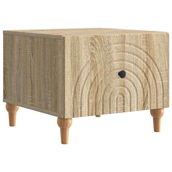 vidaXL Table basse Chêne Sonoma 49 x 50 x 40 cm Bois d'ingénierie