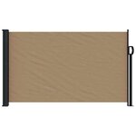 vidaXL Auvent latéral rétractable taupe 120x600 cm