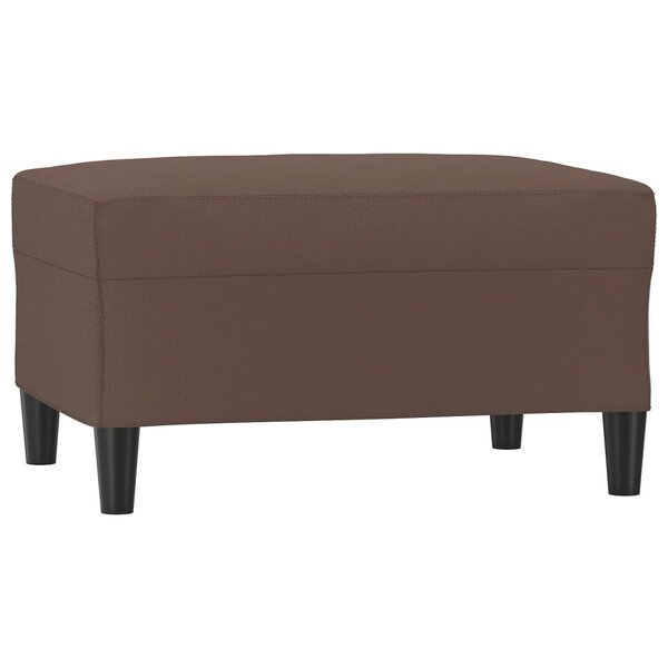 vidaXL Repose-pied Marron 70x55x41 cm Similicuir