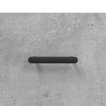 vidaXL Table de chevet murale gris béton 35x35x20 cm