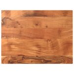 vidaXL Dessus de table 70x60x2 5 cm rectangulaire bois massif d'acacia