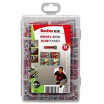 Fischer ensemble de chevilles profi-box duopower 132 pcs