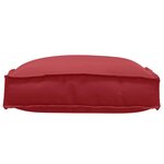 vidaXL Coussin pour assise de palette 6 Pièces Bordeaux 40 x 40 x 8 cm