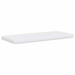 vidaXL Matelas en mousse blanc 80x220 cm 7 zones dureté 20 ILD