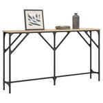 vidaXL Table console chêne sonoma 140x23x75 cm bois d'ingénierie