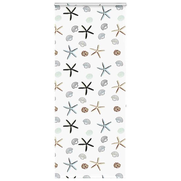 vidaXL Store enrouleur de douche avec cassette largeur du tissu 86 cm