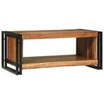 vidaXL Table basse Marron 90 x 50 x 38 cm Bois d'Acacia Massif