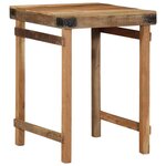 vidaXL Table de salle à manger Marron 60 x 55 x 76 cm